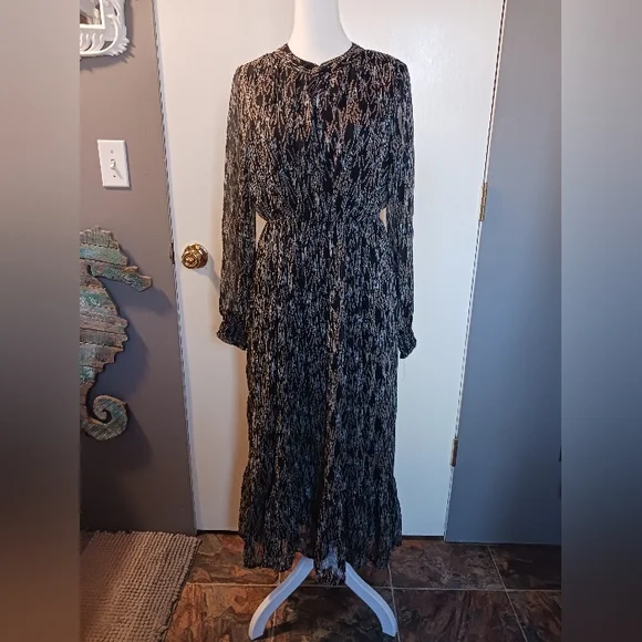 Precious Modest Maxi Dress Sweet Magnolia Womens S EUC Cottagecore Boho - Picture 1 of 9